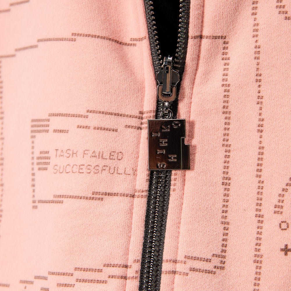 Burned Out Reversible Zip