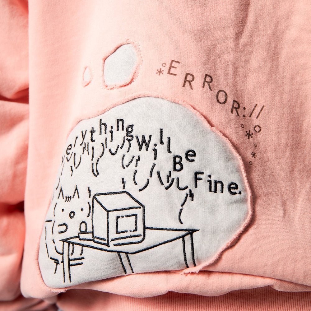 Burned Out Reversible Zip