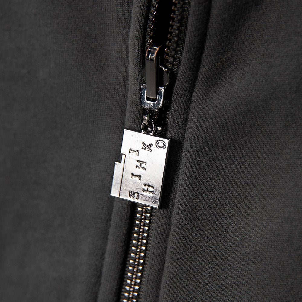 Burned Out Reversible Zip