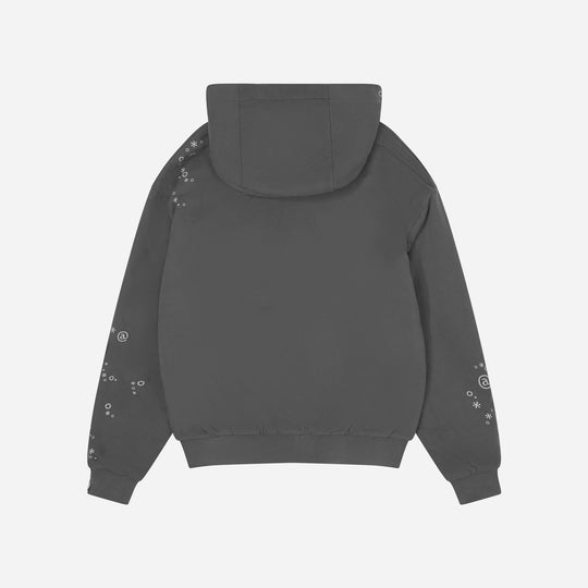 Burned Out Reversible Zip