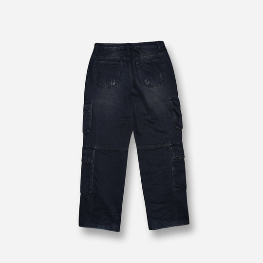 Distressed Cargo Denim