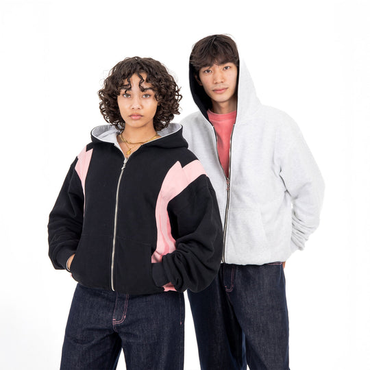 Sakura Reversible Zip-Hoodie